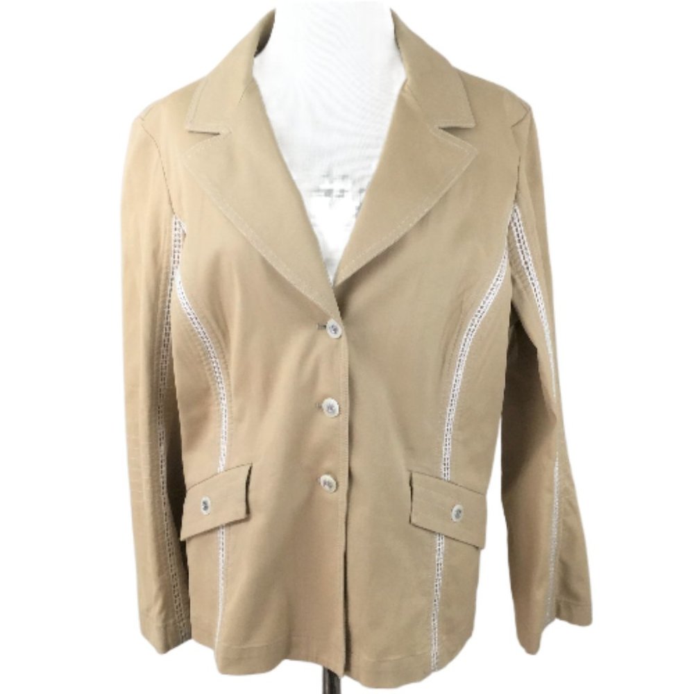 St. John Sport by Marie Gray Blazer Jacket l